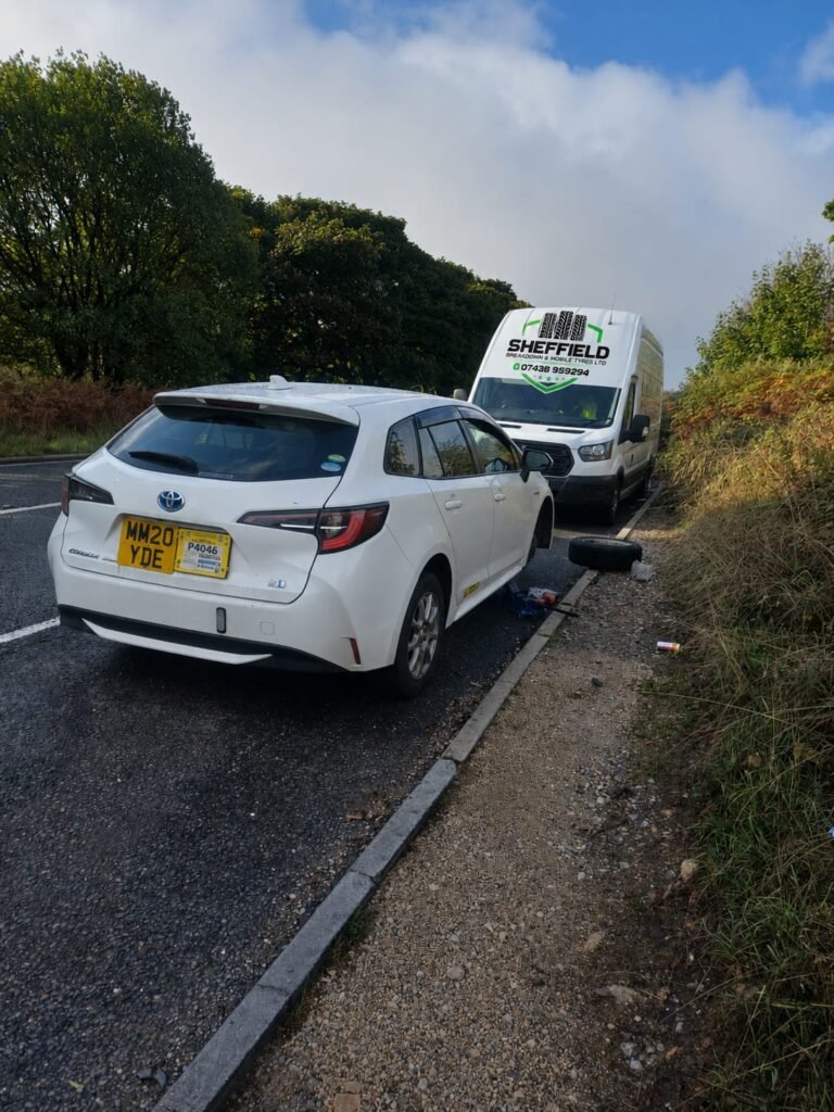 mobile tyre fitting in Sheffield
