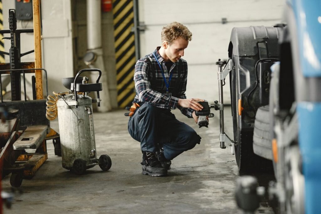 emergency mobile tyre fitting